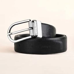 Louis Stitch Multicolored Spanish Leather Chrome Buckle Reversible Formal Belt-image-91