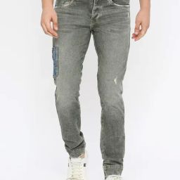 Spykar Dark Olive Cotton Comfort Fit Distressed Jeans-image-68