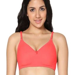 IN CARE Red Cotton T-Shirt Bra-image-18