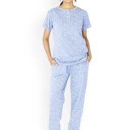 LABEL MY Womens Round Neck Nightsuit-image-6
