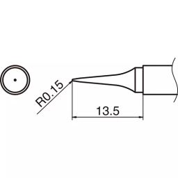 Hakko Soldering Iron Tip ILS Type Suitable For FN-1010, T36 THEY-23