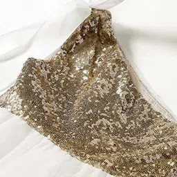 TILISM Embellished One Shoulder Net Maxi Dress image 4