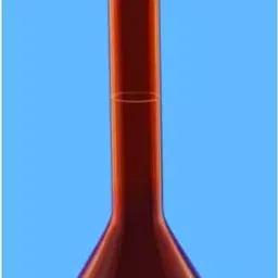 Borosil 5648006 Volumetric Flask Class A With Interchangeable Stopper (Capacity 10 ml) image 1