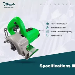 Hillgrove HGCM240M1 1050 W Circular Saw Marble Cutter Machine Combo, HGCM501 image 4