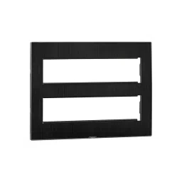 Legrand Cover Plate with Support Frame Myrius Dark Fade 16 Module, 6796 16-47