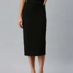 London Rag Black Shift Skirt-image-65