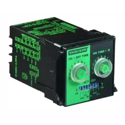 Shavison On Delay / Interval Analog Timer DPDT (2 C/O) 12 - 240 V DC, 2 VA Max. (Contact), T4CY-10H-U-17