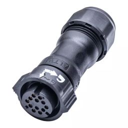 AMPHENOL LTW Industrial Circular, Rcpt, 12Pos, Cable, CD-12BFFA-QL8MP0-image-90