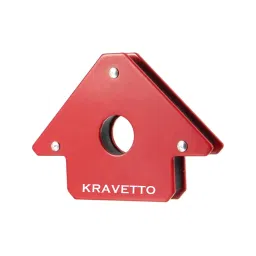 Kravetto Arrow Magnetic Clamp Powder Coated Red Strong Ferrite Magnet Angled Edges-image-9