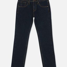 Pepe Jeans Ankle Length Solid Washed Jeans - Navy Blue-image-47