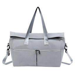 COZY VIBES Multipurpose Travel Duffle Bag, Sports Shoulder Bag for Women with Wet Pocket Weekender Overnight Luggage Bag- PACK OF 1- COLOR MAY VARY-63