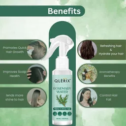 QLERIX Set Of 2 Rosemary Water For Thicker & Shiner Hair - 100ml Each image 5