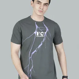Fort Collins Graphic Printed Round Neck Cotton T-shirt-image-88