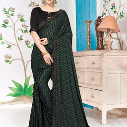 Moda Rapido Printed Beads and Stones Saree-image-10