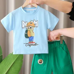 StyleCast x Revolte Boys Printed Round Neck T-shirt with Shorts-picture-47