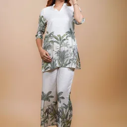 GO BOUJEE Printed Tunic & Palazzos Co-Ord Set-picture-12