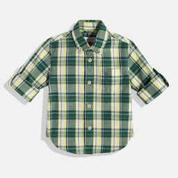 U.S. Polo Assn. Kids Boys Tartan Checked Pure Cotton Casual Shirt-image-60