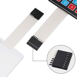 4x4 Matrix Membrane Keypad 16-Key Input Keypad Membrane Module For Hobbyists, Prototyping, & Home Automation Projects - AA084 4x4 Matrix Membrane Keypad 16-Key Input Keypad Membrane Module For Hobbyists, Prototyping, & Home Automation Projects - AA084 image 4