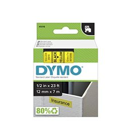 DYMO Authentic D1 Labels, Black Print on Yellow Tape, 12mm x 7m, Self-Adhesive Labels-image-36