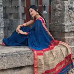 ZILVIRA Woven Design Art Silk Handloom Saree-picture-25