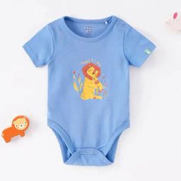 Ed-a-Mamma Baby Blue Printed Bodysuit-image-13