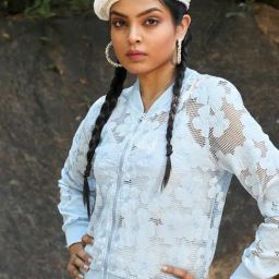 Campus Sutra Blue Embroidered Jacket-image-80