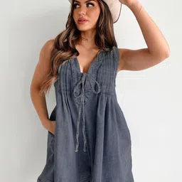 KPOP Sleeveless Basic Jumpsuit-16