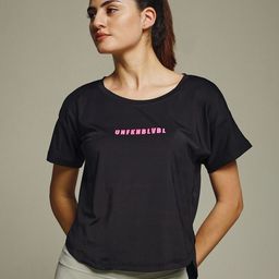 MKH Women Dri-FIT Typography Printed Round Neck Relaxed Fit T-shirt-picture-20