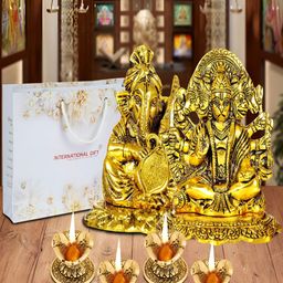 INTERNATIONAL GIFT Gold-Toned Religious Figurine Showpiece-picture-36