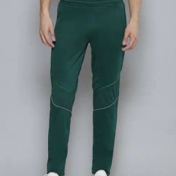 ALCIS Green Slim Fit Sports Trackpants-image-40