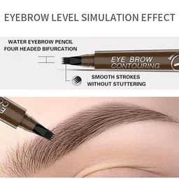 Adbeni Eyebrow Contouring Pencil  With Micro-Fork Tip Applicator-20g-Dark Brown-02 image 5