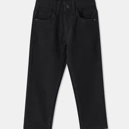 R&B Boys Regular Fit Mid-Rise Low Distress Cotton Jeans-image-58
