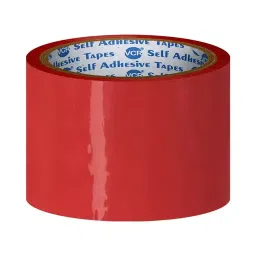 VCR 50 m x 60 mm Biaxially Oriented Polypropylene Red Color Tape, 60 Rolls Per Pack-picture-13