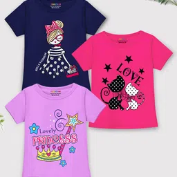 YK X Trampoline Girls 3 Printed T-shirt-image-0