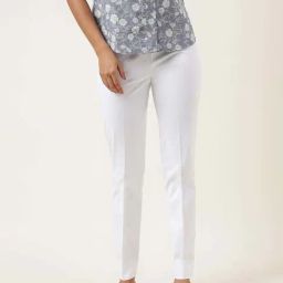 Fabindia White Mid Rise Pants-image-29