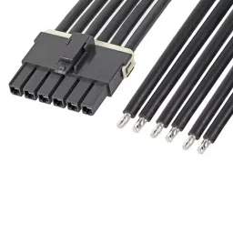 Molex 6 Way Female Mega-Fit Unterminated Wire Board Cable 600 mm, 216401-1063 (Pack of 5)-image-84