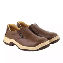 Liberty WARRIOR Steel Toe Safety Shoes Low Ankle Brown Size UK 9, 3003-123-SLP-ON-image-31