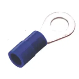 RS PRO Insulated Ring Terminal 5.3 mm Stud Size 1.5 mm² to 2.5 mm² Wire Size Blue, 1787261-picture-9