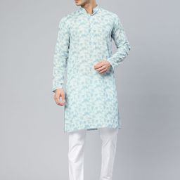 Majestic Man Men Printed Pure Cotton Kurta-25