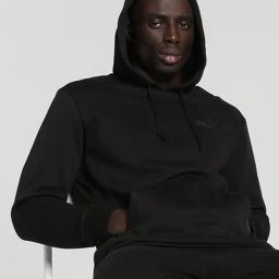 Puma Essential+ Black Relaxed Fit Hooded Sweatshirt-picture-26