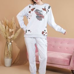 She N She Women Printed Round Neck Regular Night suit-image-27