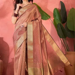 DIVASTRI Woven Design Zari Organza Saree-picture-27