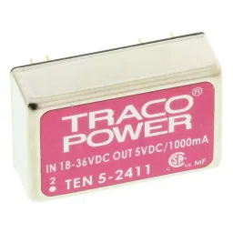TRACO POWER CONVERTER, DC-DC, 5V, 6W, TEN 5-2411-image-23