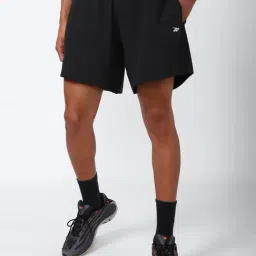 Reebok Black Regular Fit Sports Shorts-image-17