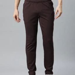 ALCIS Maroon Slim Fit Sports Trackpants-image-93