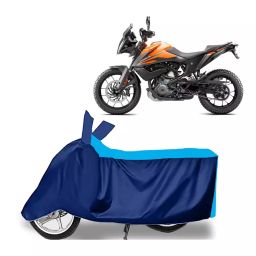 Auto Pearl Two Wheeler Cover for KTM 390 Adventure - Cyan, Blue-image-98