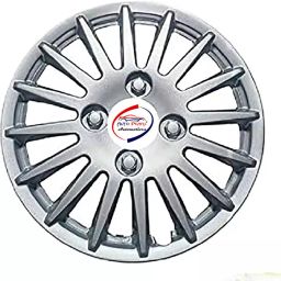 Auto Pearl CS57 R14 r 35.56 cm (14 Inch) ess Type Wheel Hubcap with Retention Ring Glossy Silver Wheel Cover for Universal for Car Universal for Car (Set of 4)-image-78