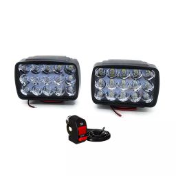 A4S Fog Light for Bikes and Cars -White (Pack of 2)-44