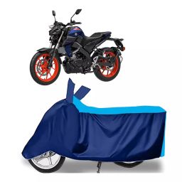 Auto Pearl Two Wheeler Cover for Yamaha MT 15 New BS6 - Cyan, Blue-image-29