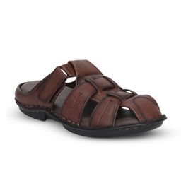 Fresco Italia Men Leather Comfort Sandals-image-63